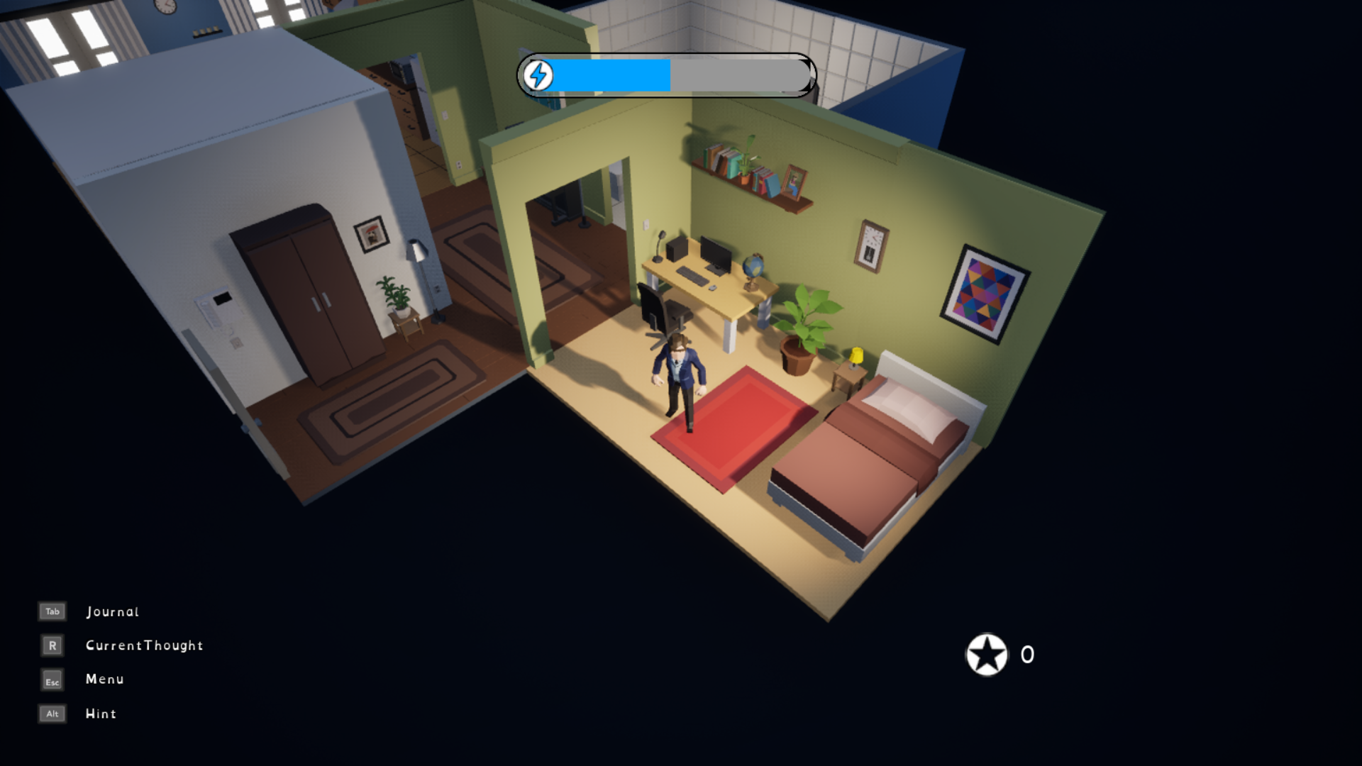 A Special Day: character's home interior